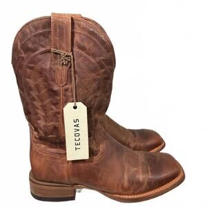 Tecovas - The Doc - Scotch - Goat- Tan Leather Western Boots - 9.5 EE